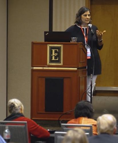 Tara May speaking